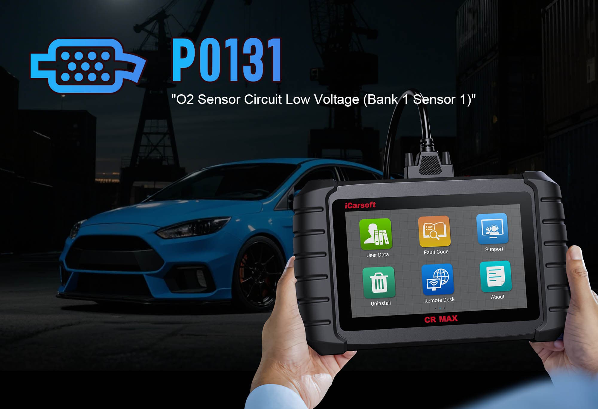 Diagnose &amp; Clear P0131 with iCarsoft CR MAX