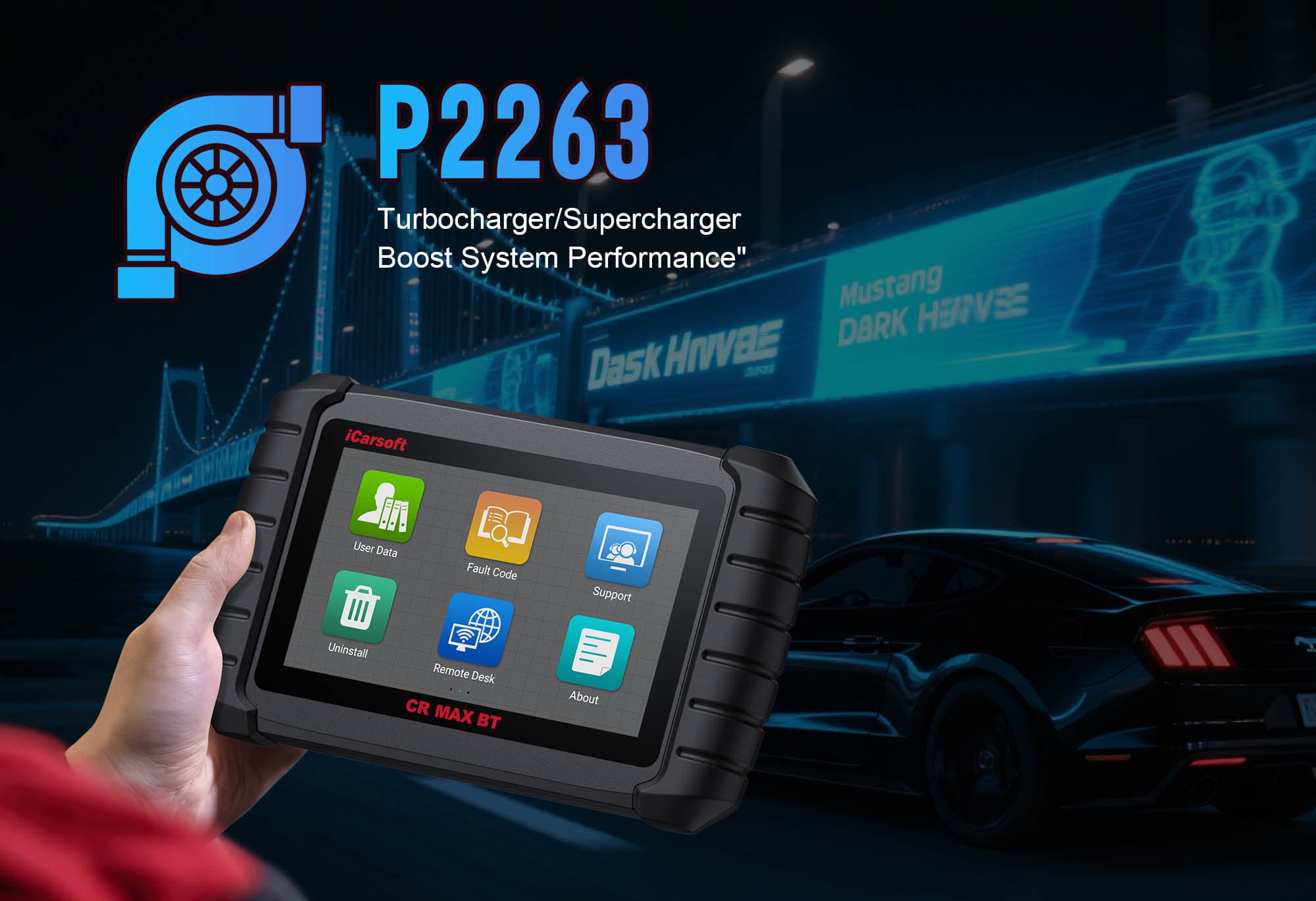 Diagnose &amp; Clear P2263 with iCarsoft CR MAX BT