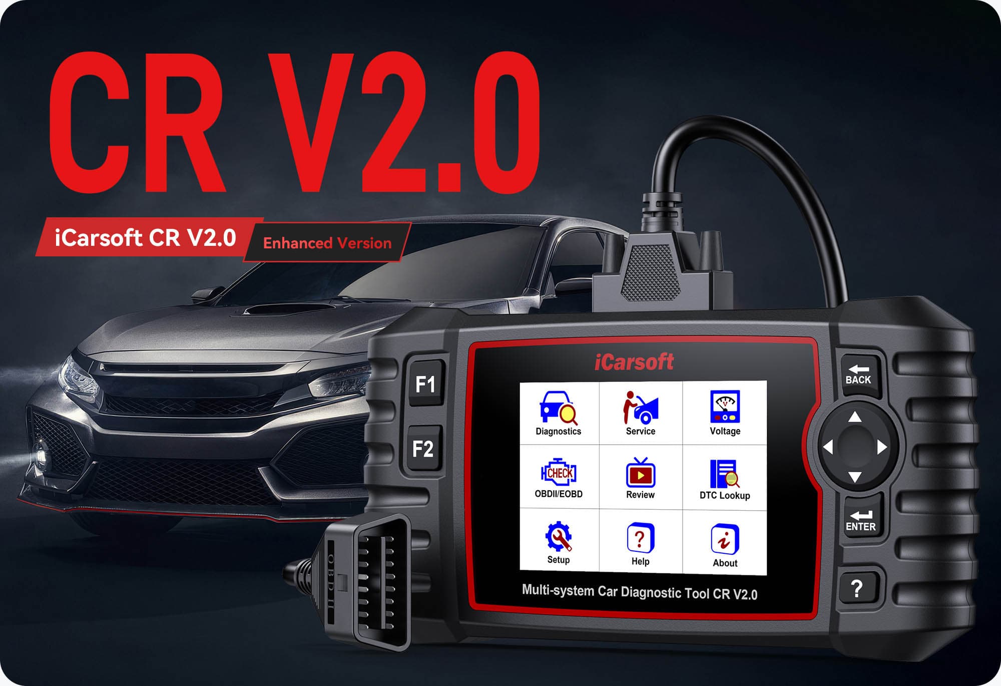 Introducing iCarsoft CR V2.0 Enhanced Version: Elevate Your Vehicle Diagnostic Experience