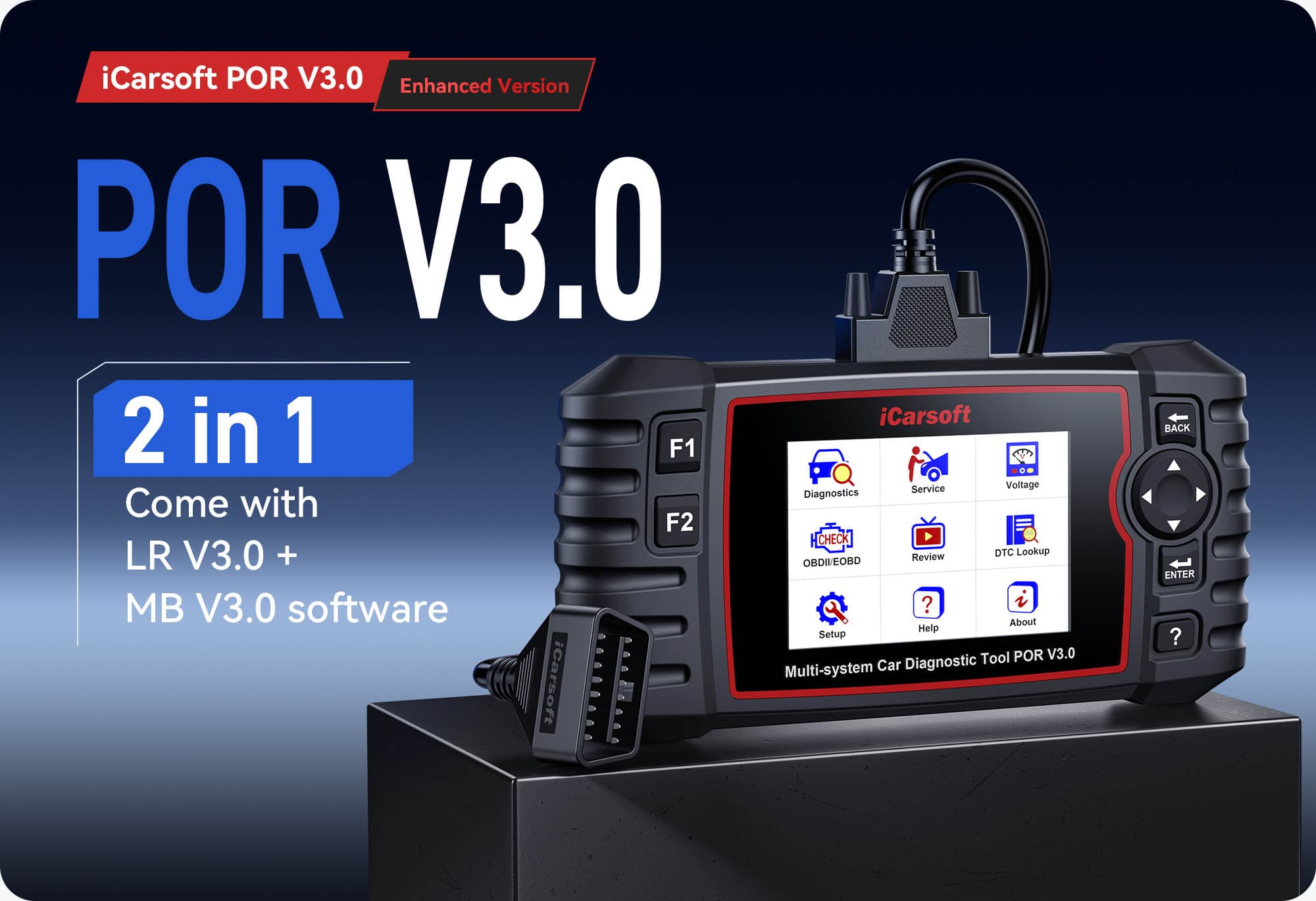 Introducing the iCarsoft POR V3.0 Enhanced Version: A Must-Have Porsche Diagnostic Tool for DIY Mechanics